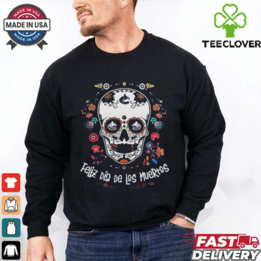 Official Vancouver Canucks Dia De Los Muertos 2024 T Shirt