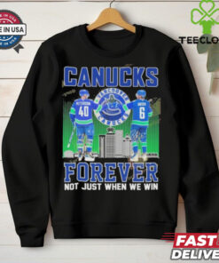 Official Vancouver Canucks Forever Not Just When We Win shirt