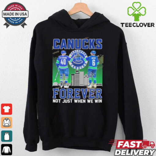 Official Vancouver Canucks Forever Not Just When We Win shirt