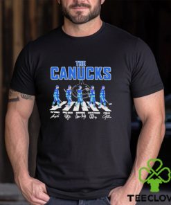 Official Vancouver Canucks Player Walking Abbey Road Signature Shirt