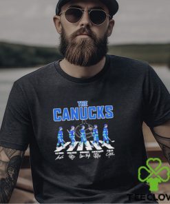 Official Vancouver Canucks Player Walking Abbey Road Signature Shirt
