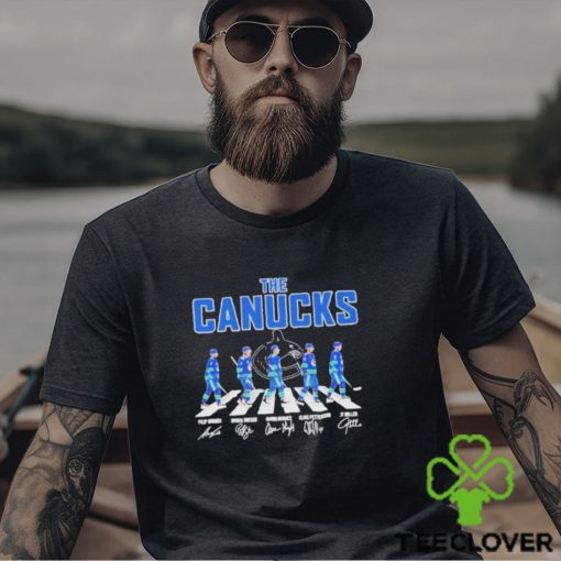 Official Vancouver Canucks Player Walking Abbey Road Signature Shirt
