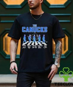 Official Vancouver Canucks Player Walking Abbey Road Signature Shirt