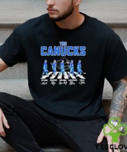 Official Vancouver Canucks Player Walking Abbey Road Signature Shirt