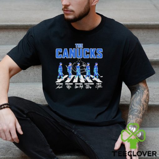Official Vancouver Canucks Player Walking Abbey Road Signature Shirt