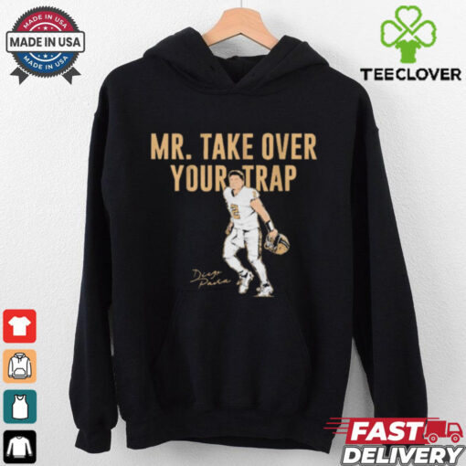 Official Vanderbilt Commodores Football Diego Pavia Mr. Take Over Your Trap t shirt