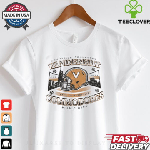 Official Vanderbilt Commodores Football This Is Nashville Music City Nashville Tennessee Est 1873 t shirt