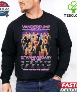 Official Vanderpump Rules 12th Anniversary 2013 2025 Signature Thank You For The Memories Unisex T shirts