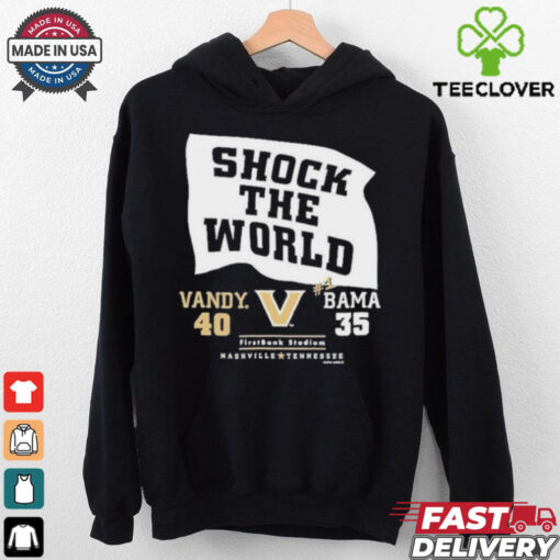 Official Vandy 40 35 Bama Vanderbilt Commodores Shock The World 2024 Shirt