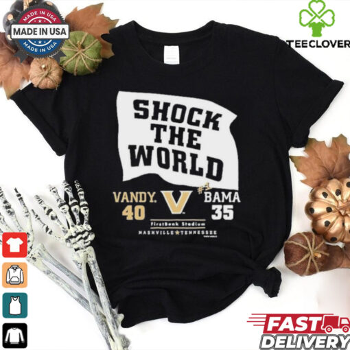 Official Vandy 40 35 Bama Vanderbilt Commodores Shock The World 2024 Shirt