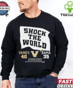 Official Vandy 40 35 Bama Vanderbilt Commodores Shock The World 2024 Shirt