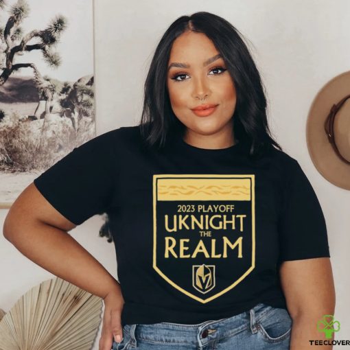 Official Vegas Golden Knights Uknight The Realm Slogan Shirt
