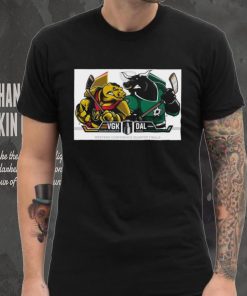 Official Vegas Golden Knights vs Dallas Stars Eastern Conference Semifinals Stanley Cup Playoffs 2024 NHL Mascot Shirt