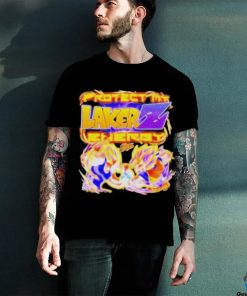 Official Vegeta vs goku protect my Lakers energy T shirt