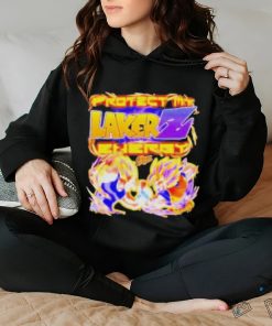 Official Vegeta vs goku protect my Lakers energy T shirt