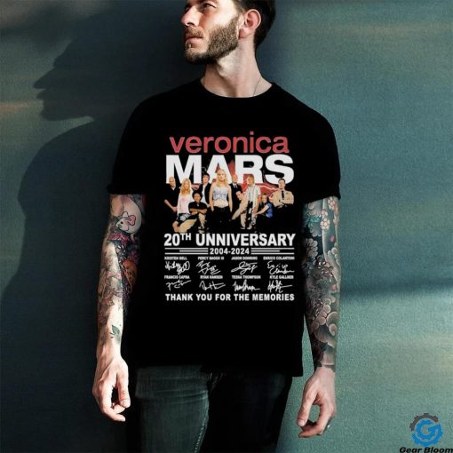 Official Veronica Mars 20th Anniversary 2004 2024 Thank You For The Memories T Shirt