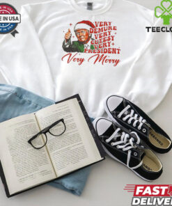 Official Very Demure Very Cutesy Very President Very Merry Trump Won Again T shirt