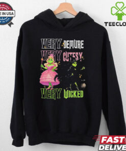 Official Very Demure Very Cutesy Very Wicked Grinch Christmas T Shirt