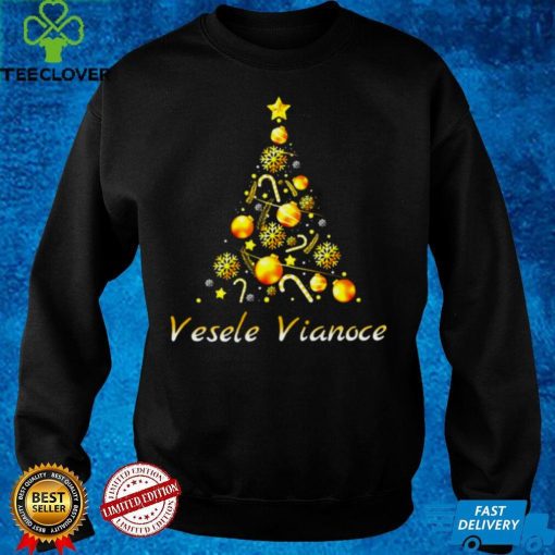Official Vesele Vianoce Slovak Merry Christmas Tree Slovakian Shirt hoodie, sweater hoodie, sweater, longsleeve, shirt v-neck, t-shirt