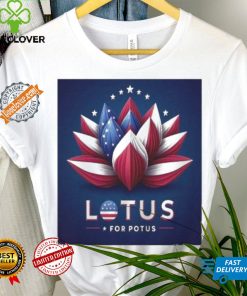 Official Vibrant Lotus Flower Graphic T Shirt