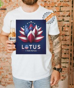 Official Vibrant Lotus Flower Graphic T Shirt