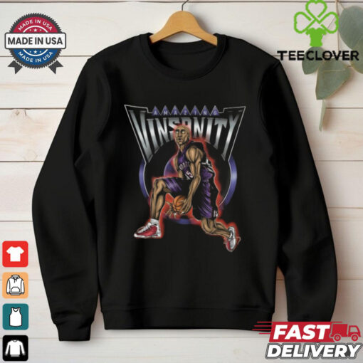 Official Vince Carter Amazing Vinsanity Half Man Half Amazing – the man put the Toronto Raptors on the Map t shirt
