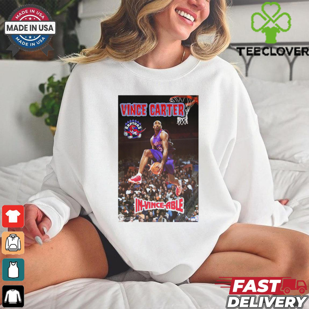 Official Vince Carter Toronto Raptors In Vince Able Poster t shirt Official Vince Carter Toronto Raptors In Vince Able Poster t shirt