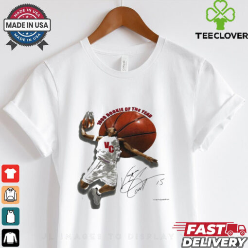 Official Vince Carter Toronto Raptors NBA 1999 Rookie Of The Year Signature t shirt