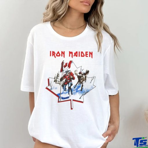 Official Vintage 1984 Iron Maiden Canadian Slavery Tour T shirt