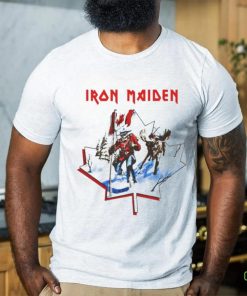 Official Vintage 1984 Iron Maiden Canadian Slavery Tour T shirt