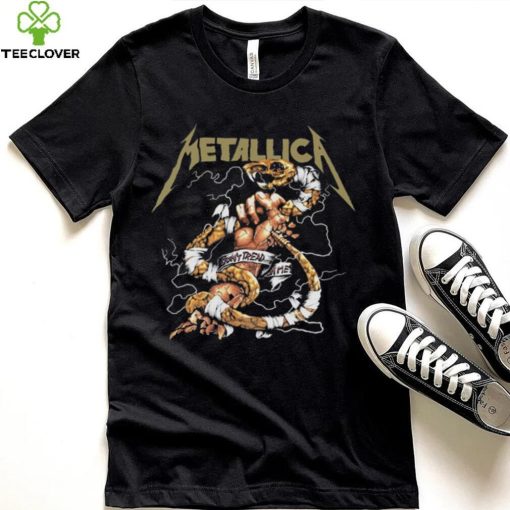 Official Vintage 1991 Metallica Dont Tread On Me 2 sided Shirt