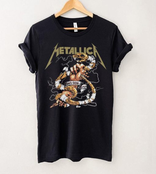 Official Vintage 1991 Metallica Dont Tread On Me 2 sided Shirt