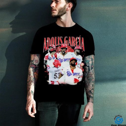Official Vintage Adolis Garcia Ranger Baseball Shirt