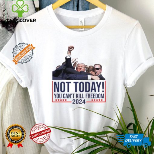 Official Vintage Donald Trump Not Today You Cant Kill Freedom T Shirt