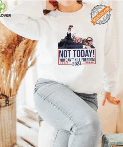 Official Vintage Donald Trump Not Today You Cant Kill Freedom T Shirt