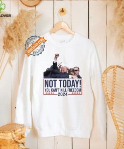Official Vintage Donald Trump Not Today You Cant Kill Freedom T Shirt