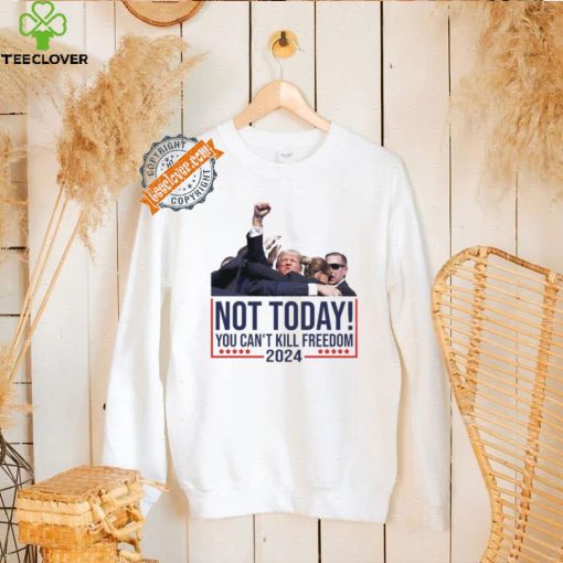 Official Vintage Donald Trump Not Today You Cant Kill Freedom T Shirt