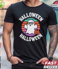Official Vintage Halloween Boo Ghost Halloween T shirt
