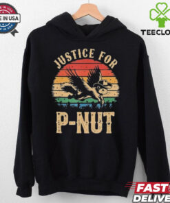 Official Vintage Justice For Peanut P’Nut Pnut Squirrel Lover T Shirt