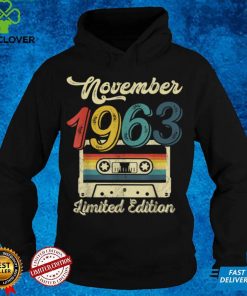 Official Vintage November 1963 Cassette 58th Birthday Decorations Sweater Shirt