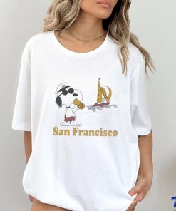 Official Vintage Peanuts Joe Cool Snoopy San Francisco Shirt
