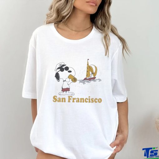 Official Vintage Peanuts Joe Cool Snoopy San Francisco Shirt
