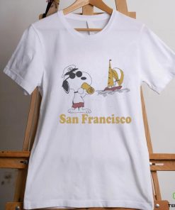 Official Vintage Peanuts Joe Cool Snoopy San Francisco Shirt