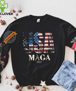 Official Vintage Usa Flag Ultra Maga Gun Usa Trump 2024 T Shirt