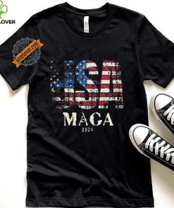 Official Vintage Usa Flag Ultra Maga Gun Usa Trump 2024 T Shirt