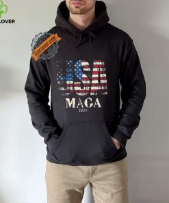 Official Vintage Usa Flag Ultra Maga Gun Usa Trump 2024 T Shirt