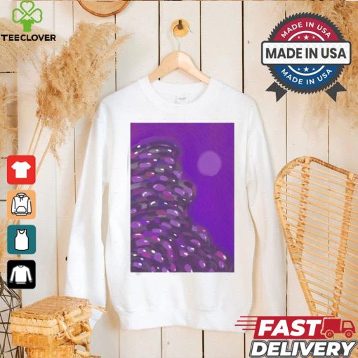 Official Violet cloud painting van gogh shirt