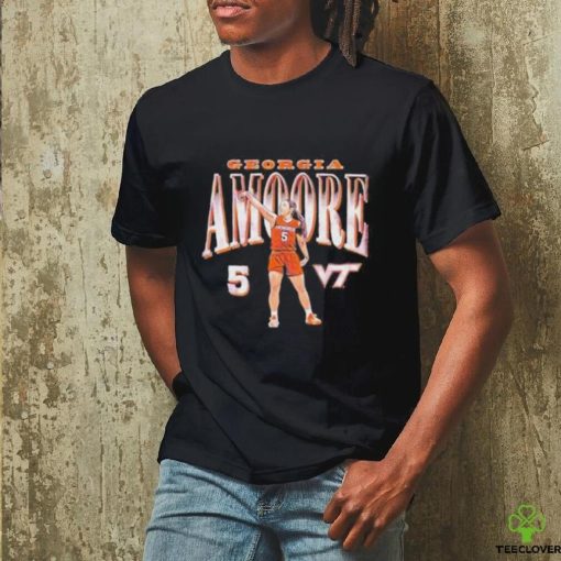 Official Virginia Tech Hokies Georgia Amoore 5 T Shirt