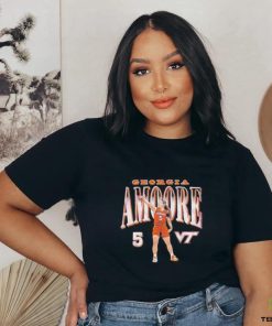 Official Virginia Tech Hokies Georgia Amoore 5 T Shirt