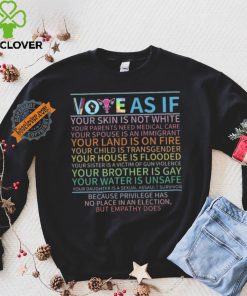Official Vote As If Shirt,Custom Register Tee, Election Shirt